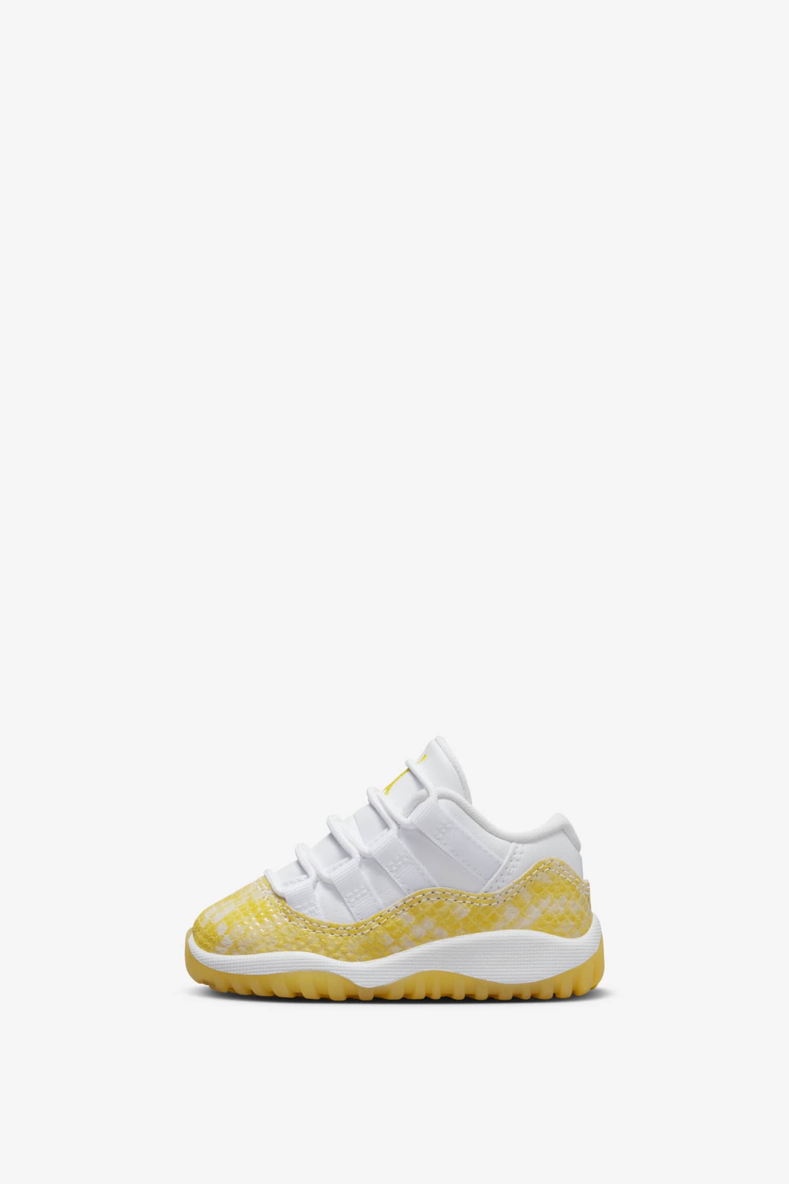 Air Jordan 11 Yellow Snakeskin pour enfant 580522 107 . Nike